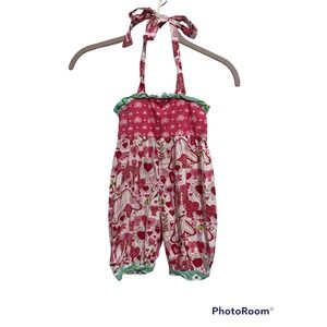 Jelly The Pug Pug And Kisses Gabby Romper Size 24 Month #638